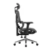 Ergonomikus irodai szék, forgószék, fekete hálós (E07 BLACK)  thumbnail