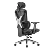 Ergonomikus irodai szék, forgószék, fekete hálós (E07 BLACK)  thumbnail
