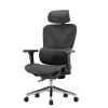 Ergonomikus irodai szék, forgószék, fekete hálós (E07 BLACK)  thumbnail