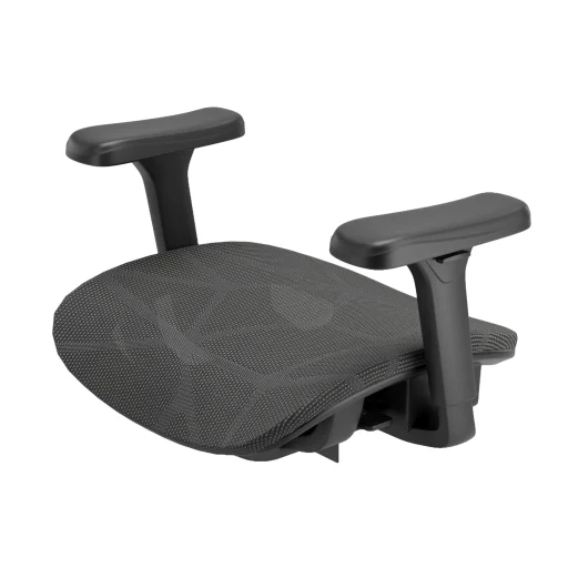 Ergonomikus irodai szék, forgószék, fekete hálós (E07 BLACK)  - 12