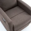 Manuális fekvőfotel, relax fotelágy szövet sötétbarna (JNF-MANUAL-DARK BROWN) thumbnail
