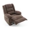 Manuális fekvőfotel, relax fotelágy sötétbarna zsenília szövet (JNF-MANUAL-DARK BROWN) JN-R8053A51 thumbnail