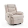 Manuális fekvőfotel, relax fotelágy zsenília bézs szövet (JNF-MANUAL-BEIGE) JN-R8053A51 thumbnail