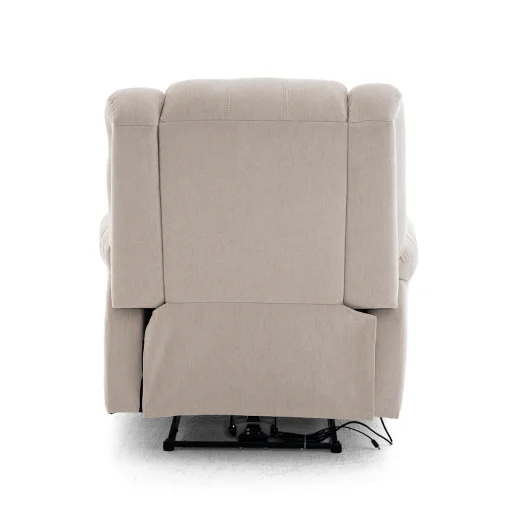 Manuális fekvőfotel, relax fotelágy zsenília bézs szövet (JNF-MANUAL-BEIGE) JN-R8053A51 - 6