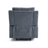 Manuális fekvőfotel, relax fotelágy két pohártartóval, szürke szövet (JNF-MANUAL-FABRIC-DARK GREY) JN-R8005A51 thumbnail