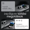 Luxus, háromszemélyes fekvőfotel, relax fotelágy elektromosan dönthető háttámlával, lábtartóval, pohártartóval és világítással fekete bőr (L4630-7406) thumbnail