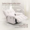 Elektromos relax fotelágy ringató, forgatható bézs bársony szövet (JN-D8108A30) thumbnail