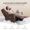 Relax fotelágy elektromosan dönthető, lábtartóval, zsenília barna szövet (JN-D8053A51) thumbnail