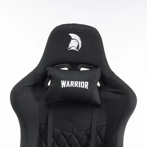 WARRIOR gamer szék, forgószék fekete - bársony szövet (EXTRA-3) - 12