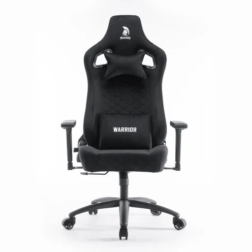 WARRIOR gamer szék, forgószék fekete - bársony szövet (PREMIUM-B08) - 7