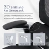 Prémium ergonomikus irodai szék, forgószék, fekete hálós (E05)  thumbnail