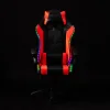 Gamer szék fekete - piros Combat RGB LED thumbnail