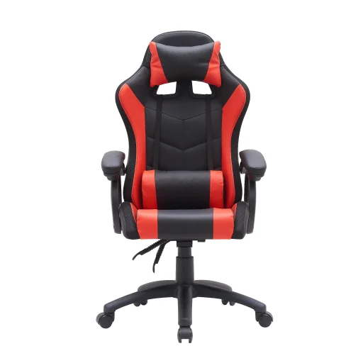 Gamer szék fekete - piros Combat RGB LED - 2