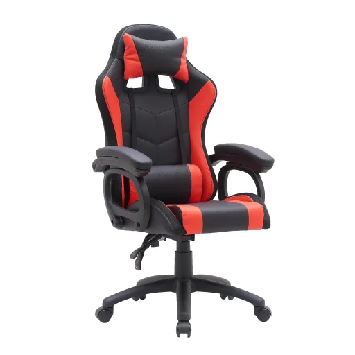 Gamer szék fekete - piros Combat RGB LED - 6