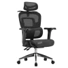 Ergonomikus irodai szék, forgószék, fekete hálós (E15 BLACK) thumbnail