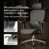 Ergonomikus irodai szék, forgószék, fekete hálós (E15 BLACK) thumbnail