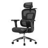 Ergonomikus irodai szék, forgószék, fekete hálós (E15 BLACK) thumbnail