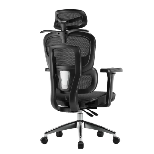 Ergonomikus irodai szék, forgószék, fekete hálós (E15 BLACK) - 14