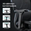 Ergonomikus irodai szék, forgószék, fekete hálós (E13 BLACK) thumbnail