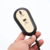 Felállást segítő relax elektromos fotelágy motoros mechanizmus szövet sötétszürke, pohártartóval, masszázzsal, fűtéssel thumbnail