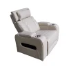 Luxus elektromos relax fotel, lábtartóval, pohártartóval, világítással AirLeather bézs thumbnail