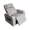 Luxus elektromos relax fotel, lábtartóval, pohártartóval, világítással AirLeather bézs thumbnail