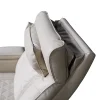 Luxus elektromos relax fotel, lábtartóval, pohártartóval, világítással AirLeather bézs thumbnail