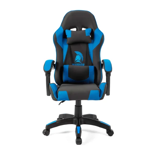 Szövet Gamer szék Warrior Basic 1-F kék-fekete - 2
