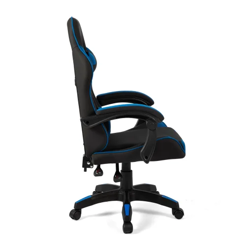 Szövet Gamer szék Warrior Basic 1-F kék-fekete - 3