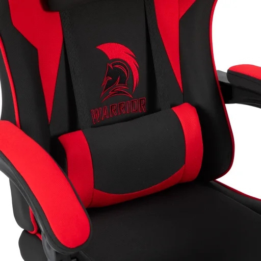 Szövet Gamer szék Warrior Basic 1-F piros-fekete - 4