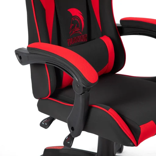 Szövet Gamer szék Warrior Basic 1-F piros-fekete - 5