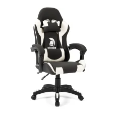 Szövet Gamer szék Warrior Basic 1-F fehér-fekete