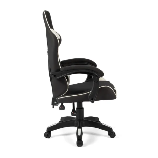 Szövet Gamer szék Warrior Basic 1-F fehér-fekete - 11