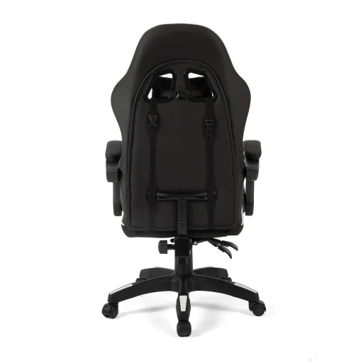 Szövet Gamer szék Warrior Basic 1-F fehér-fekete - 6