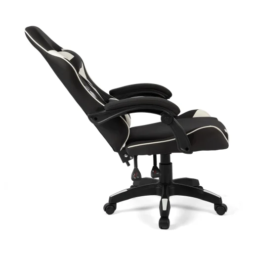 Szövet Gamer szék Warrior Basic 1-F fehér-fekete - 9