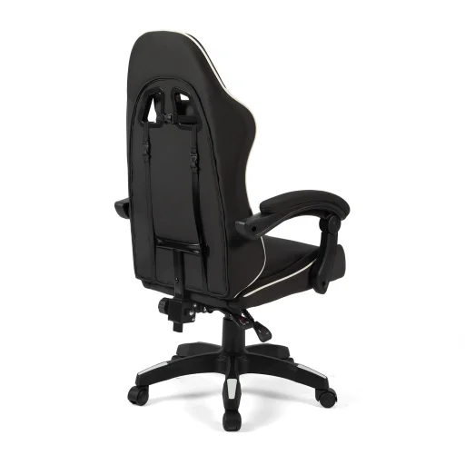 Szövet Gamer szék Warrior Basic 1-F fehér-fekete - 10