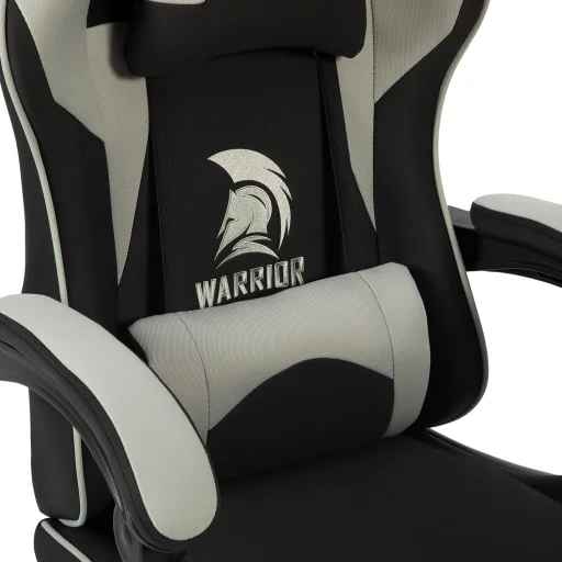 Szövet Gamer szék Warrior Basic 1-F fekete-szürke - 3