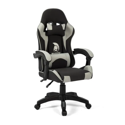 Szövet Gamer szék Warrior Basic 1-F fekete-szürke - 1