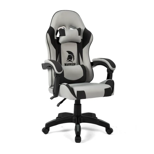 Szövet Gamer szék Warrior Basic 1-F szürke-fekete - 1