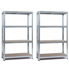 2db Salgó polc, 4 szintes 150x75x30cm, horganyzott (2x4402)
