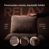 Elektromos, dönthető relax fekvőfotel, zsenília szövet (barna)  thumbnail