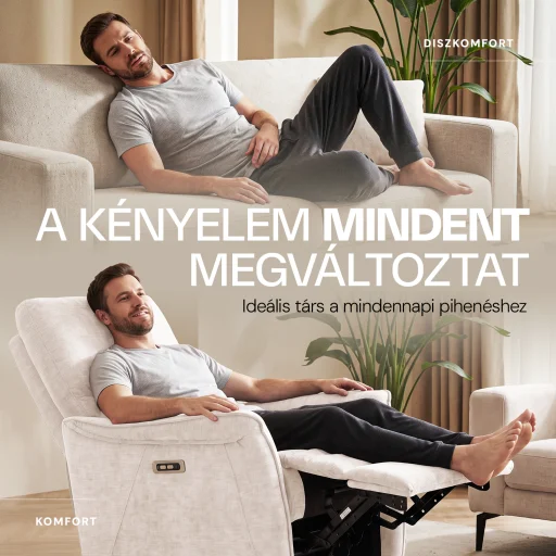 Elektromos, dönthető relax fekvőfotel, zsenília szövet (bézs)  - 4