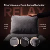 Elektromos, dönthető relax fekvőfotel, zsenília szövet (szürke)  thumbnail