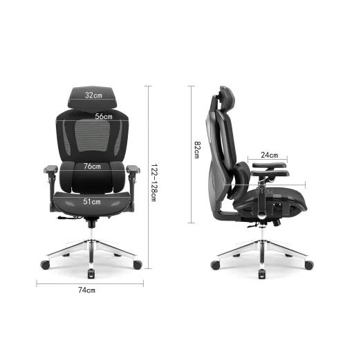 Prémium hálós ergonómikus irodaszék, forgószék (E20) - 3