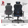 Warrior gamer szövet szék fekete-kék (MC196-3-1) thumbnail