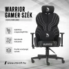 Warrior gamer szövet szék fekete-fehér (MC196-3-1) thumbnail