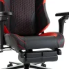 Gamer szék fekete-piros, lábtartóval Warrior (RL-511O) thumbnail