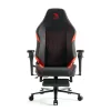 Gamer szék fekete-piros, lábtartóval Warrior (RL-511O) thumbnail