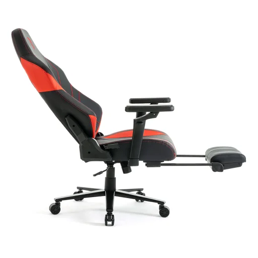 Gamer szék fekete-piros, lábtartóval Warrior (RL-511O) - 12