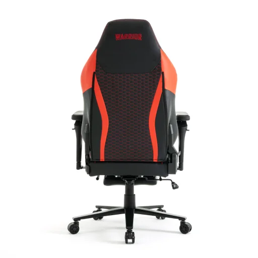 Gamer szék fekete-piros, lábtartóval Warrior (RL-511O) - 14